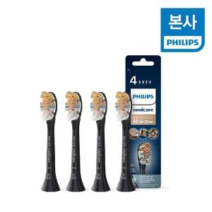 [필립스] 소닉케어 A3 프리미엄 올인원 칫솔모 블랙 4개입 HX9094/96