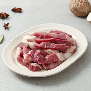 갤러리아 [숨비포크]제주 한돈 흑돼지 앞다리살 500g (찌개용)