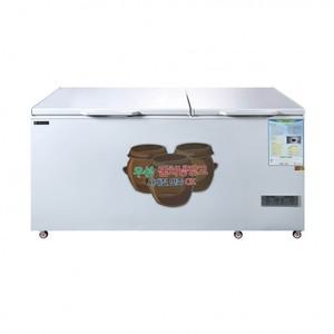 우성기업 업소용 김치냉장고 (540리터) 2도어 뚜껑형 식당용 디지털 절전형