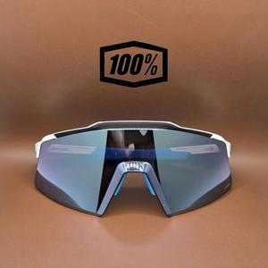 오늘출발 100% 에어로크래프트 60032-00011 무광 화이트 / 하이퍼 블루 미러렌즈 100퍼센트 야구 러닝 라이딩 등산 고글 선글라스