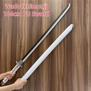 조로검 코스프레칼 FC 원피스 소드 로로로노아 조로 소드 와 미치 이치 무기 코스프레 카타나 칼 안전 PU