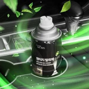 현대모비스 피톤치드 차량용 원터치 탈취제 실내 소독 에어컨 담배 냄새제거 훈증캔 2개