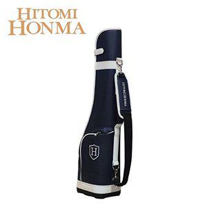 [기타브랜드][히토미혼마] 배색 심플 파크골프 스탠드 하프백(네이비)