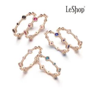 [르샵주얼리] 14K 클로버 패턴 반지(GoldPlated)_LJ4141BRR