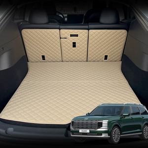 컨셉토 가죽 퀼팅 디 올뉴 팰리세이드 LX3 전용 3열 등커버 트렁크매트 세트 (2025.1~)