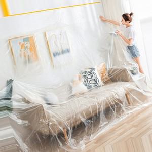 다용도 붙이는 도배 비닐 막 방습 대형 덮개 4x20M 인테리어 공사 가림막 투명