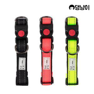 [댕냥이] 강아지 산책용품 야광 스티치 이중잠금 판다 목줄_M