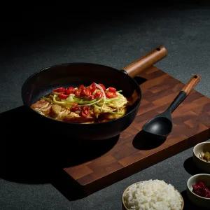 트루쿡 IH 북미산 월넛 세라믹 궁중팬 24cm, 1개