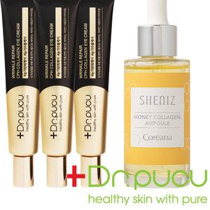 닥터푸쿠 아이크림 3개 + 코리아나 쉬니즈 콜라겐 앰플 1개