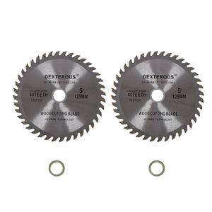 망고테크 목공용 그라인더날 125mm 2개입 5인치 톱수40개 목재용 절단날 원형 톱날 초경 팁쏘 나무 재단