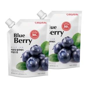 까로망 블루베리 마일드잼 1kg 2개세트