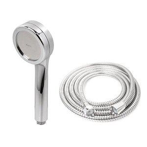 강력 수압상승 샤워기 메탈호스세트 2m/욕실샤워헤드 (W77F41B)