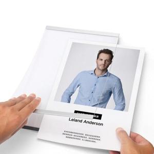 부착형 투명 아크릴 게시판 자석 안내판 알림판 A4