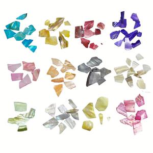 만들기재료 12종천연 자개조각세트 레진아트 작품꾸미기재료