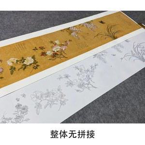 도안 사진참조 그림 동양화 화조도 오리 A3 DIY 채색화 원본 모란도 대형 화이트