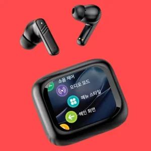 무선 핸즈프리 이어셋 블루투스 노이즈캔슬링 이어폰 (WFHU868)