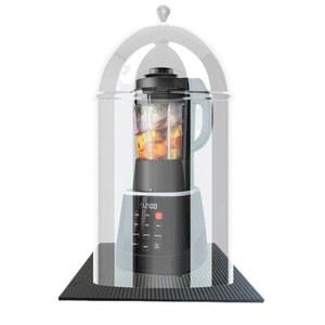 믹서기 방음커버 방음 카페 무소음 빙수 저소음 소음차단덮개 밝은회색 가정 가드 버튼