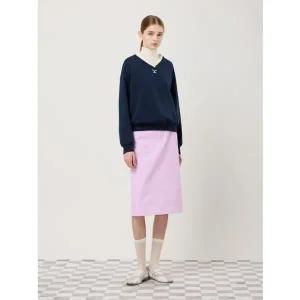 [CC콜렉트](강남점)워시드 코튼 H라인 스커트 C251MSD007