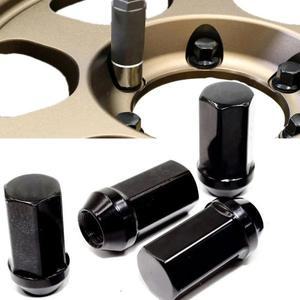 누리공구 자동차 개조 휠 너트 러그 볼트, M12 x 1.25, M12x1.5 레이싱 림 스틸, 범용 부품, 20 개