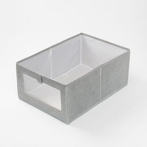 투명창 오픈형 부직포 옷정리함 패브릭 리빙박스[YYH-WCODE]