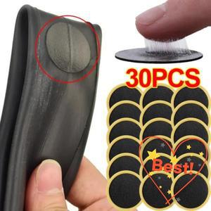 호환 100% 자전거 접착제 없는 타이어 패치  수리 도구 보호 건조 액세서리 악세사리