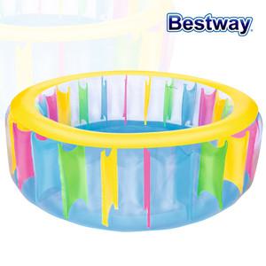 BW 51038 원형 멀티컬러 물놀이 에어 풀장