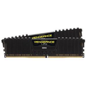 코르세어 복수 LPX DDR4 RAM 32GB(2x16GB) 3200MHz CL16-20-20-38 1.35V 인텔 AMD 데스크톱 컴퓨터 메모리 - 블랙(CMK32GX4M2E3200C16)