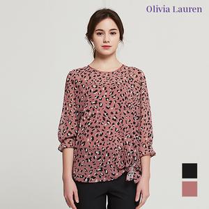 [올리비아로렌] 프린트 블라우스_VOCNLVM5151