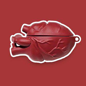 에어팟 4 3 2 1 세대 프로2 특이한 심장 케이스 실리콘 무선이어폰 커버