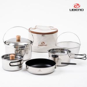 [리베로] 웜벳 스텐 코펠세트 7-8인용