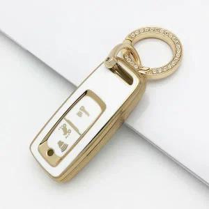 차키케이스 TPU 3 버튼 오토바이 키 케이스 혼다 PCX160 비전 SH350 PCX 160 원격 커버 보호대 홀더 체인