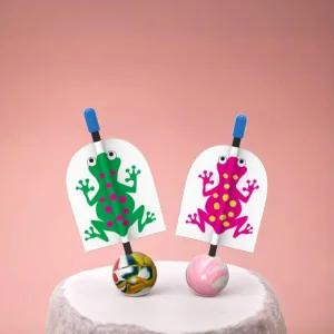 탱탱볼 점핑 개구리 만들기 작용반작용 점핑볼 탄성에너지 실험 DIY (1인용 2세트)