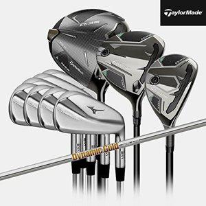 [테일러메이드]테일러메이드 Qi35 MAX 미즈노 프로 241 스틸 조합 남성풀세트[10PC/7i/4번~PW][DG 120]