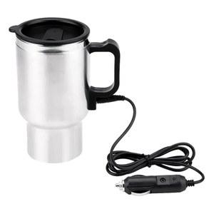 아웃도어 텀블러 카포트텀블러 500ML 트럭 차량커피포트 24V 대용량 휴대용 전기 캠핑