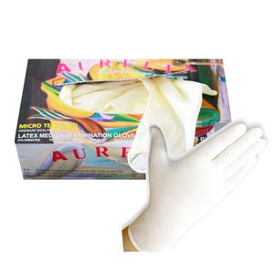 아우렐리아 무분말 진료용 장갑 100매입 x 10개 // PF 라텍스 S/M/L 글러브
