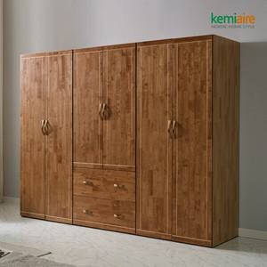 케미에르 베니스 고무나무원목(월넛) 2400 옷장세트 KFR-502
