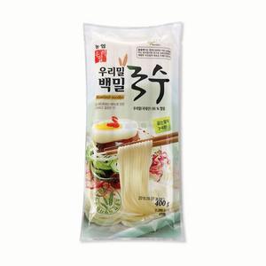 국산밀 100% 한국 우리밀 농협 우리밀 백밀국수 500g (2+1) 총 3개