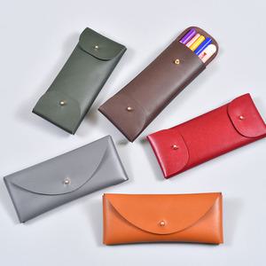 레더키트 업사이클링 천연가죽공예DIY 바느질없는 필통만들기 10세트 랜덤색 방과후 단체수업