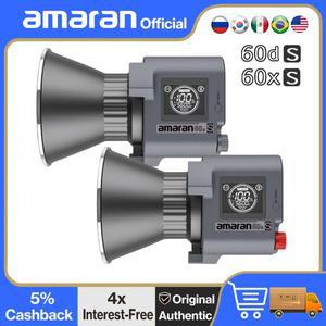 amaran 60x S 60D S 시리즈 COB LED 비디오 조명 스튜디오 LED 조명, Aputure의  조명, 2700K ~ 6500K, 60W