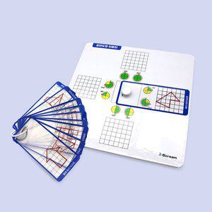 [아이스크림몰]평면도형 이동판 카드 초등 수학 교구 재료 문제집 교과서