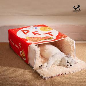 박스형 냥이용 숨숨집 고양이 하우스 P655737 대형견집