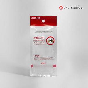 철공자 오공 투명 글루건심 7MM 10개입 핫멜트 접착제 강력 글루 스틱