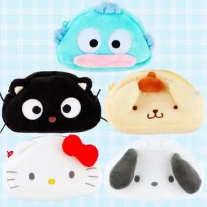 산리오 거울 파우치 헬로키티 한교동 초코캣 폼폼푸린 포차코 생리대 화장품 가방속 선물 미러 파우치