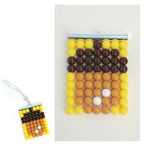 [셀러허브 1]꼬메빔보 만들기diy 비즈 키발 가방고리 열쇠고리 DIY (C05 도토리)