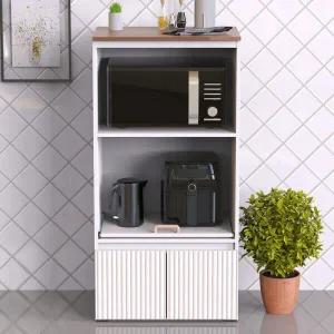 아트박스/벨리카가구 웰던 밥솥선반 렌지대 전자렌지 수납장 밥솥장 1200