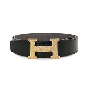[에르메스]에르메스 H 벨트 길로쉐 금장 양면 벨트*