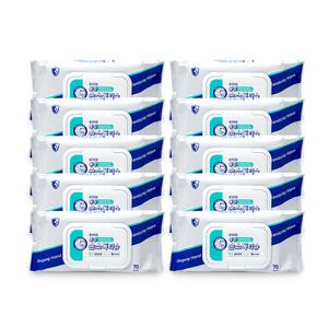 동성 손소독 티슈 70매-10개 살균티슈 소독티슈 제균티슈 의약외품