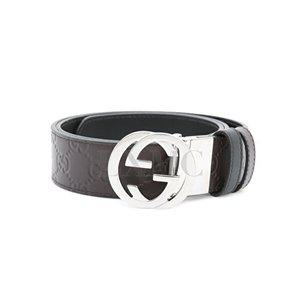 [구찌]구찌 씨마 벨트 GG로고 양면벨트 473030