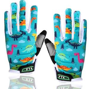 지칸디 라이딩 장갑 어린이 자전거 반장갑 쿠션 패드 터치 글러브 세트