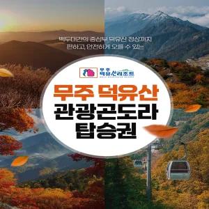 [전북] 무주 덕유산 곤도라 탑승권